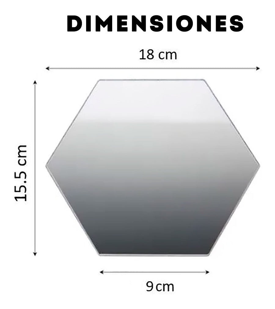 ESPEJOS DECORATIVOS HEXAGONALES
