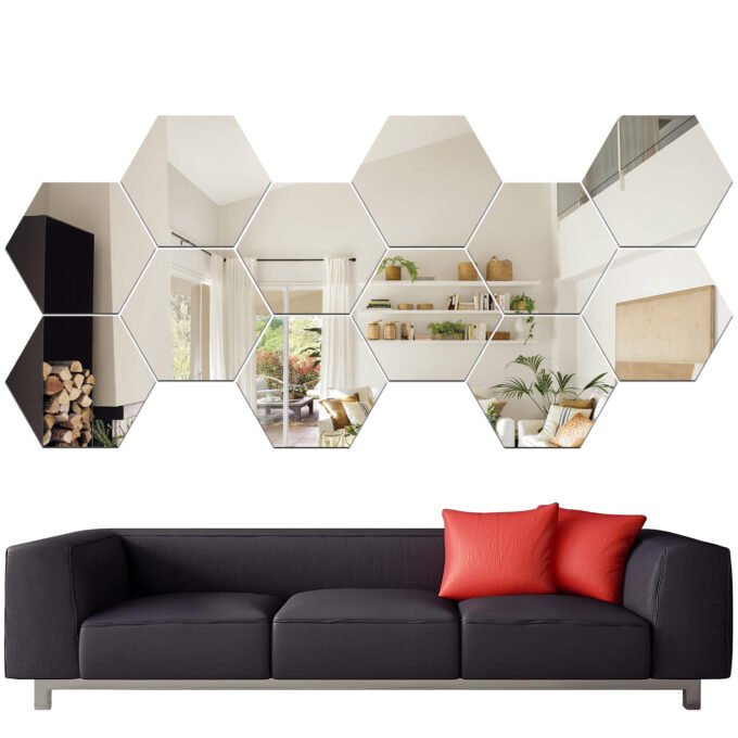 ESPEJOS DECORATIVOS HEXAGONALES
