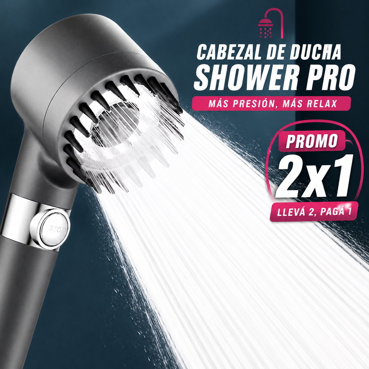 🔥 CABEZAL DE DUCHA SHOWER PRO™ 2X1