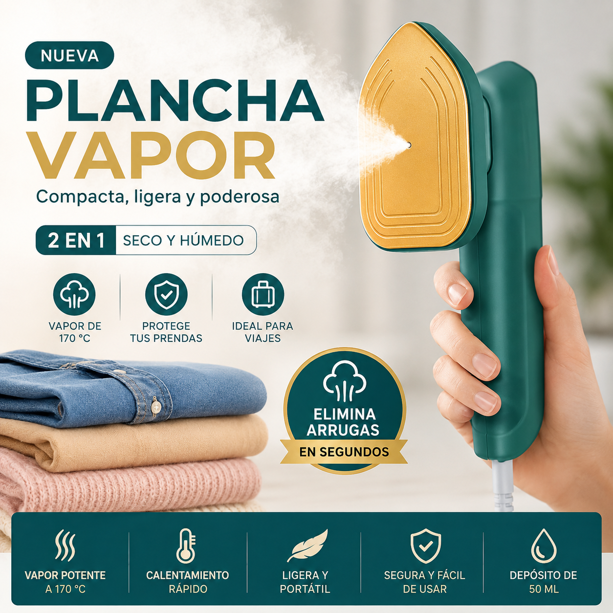 PLANCHA VAPOR