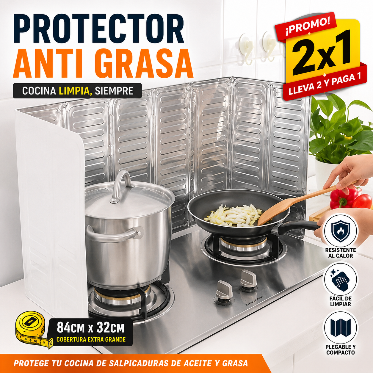 PROTECTOR ANTI GRASA 2X1
