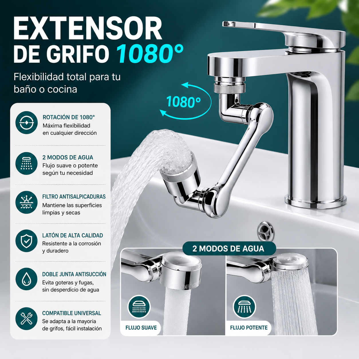 EXTENSOR GRIFO 1080°
