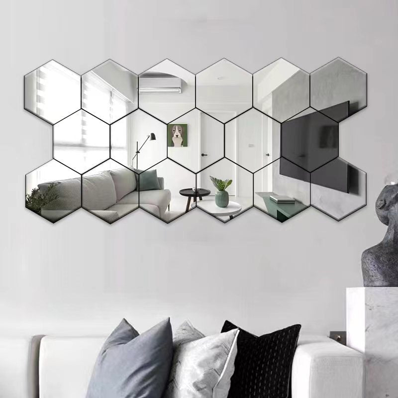 ESPEJOS DECORATIVOS HEXAGONALES