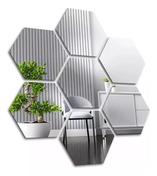 ESPEJOS DECORATIVOS HEXAGONALES