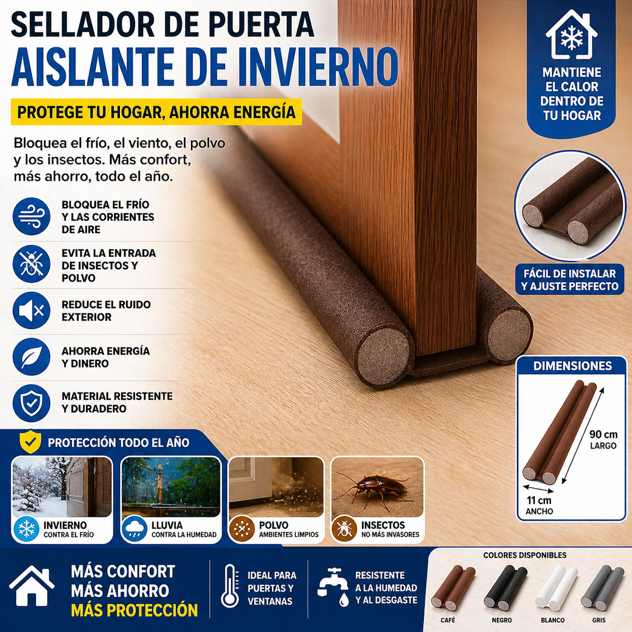 AISLANTE PARA PUERTA 3X1
