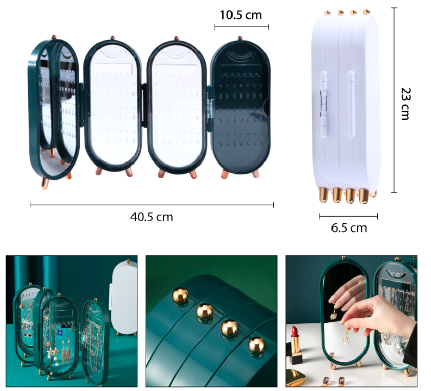 JOYERO ORGANIZADOR PLEGABLE