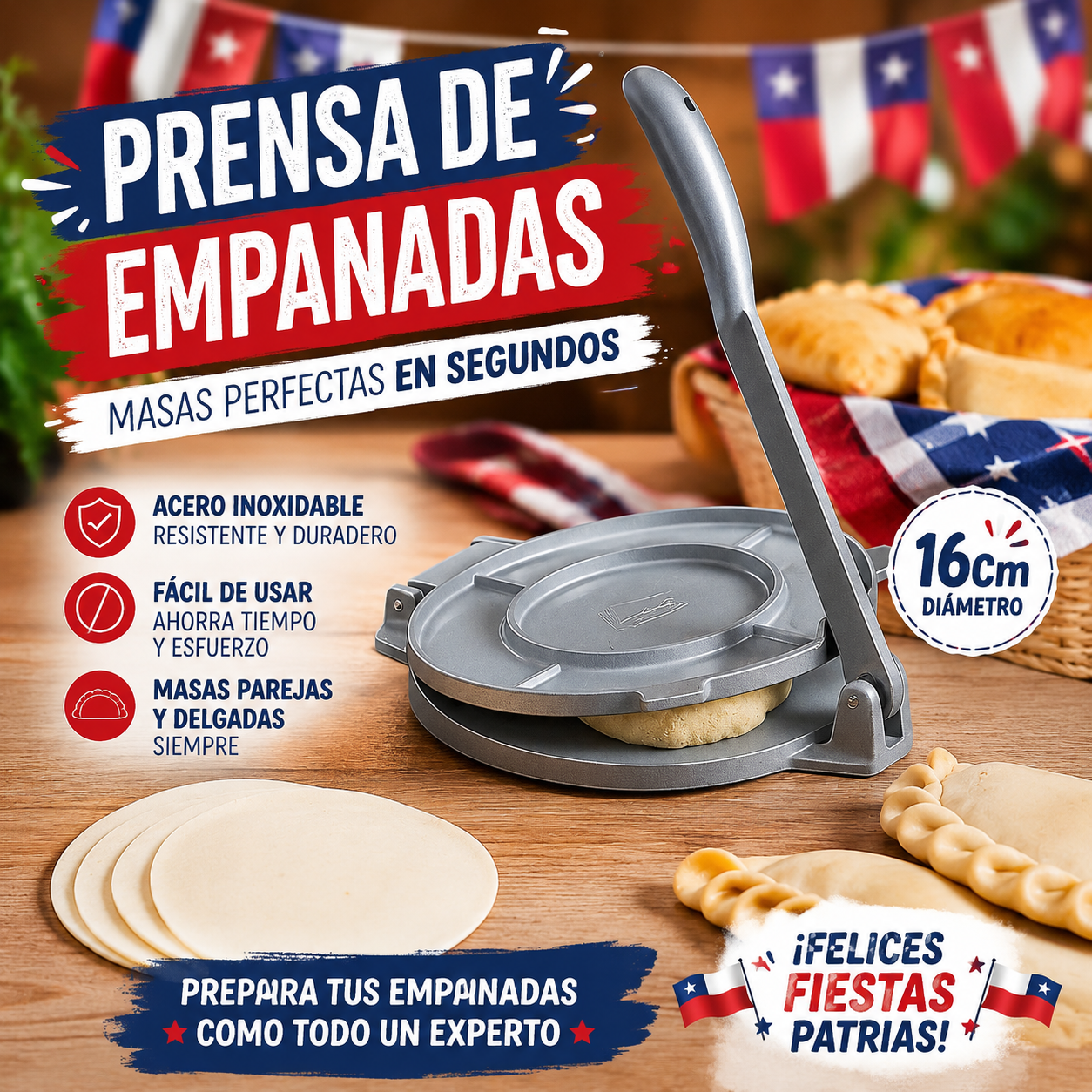 PRENSA EMPANADAS