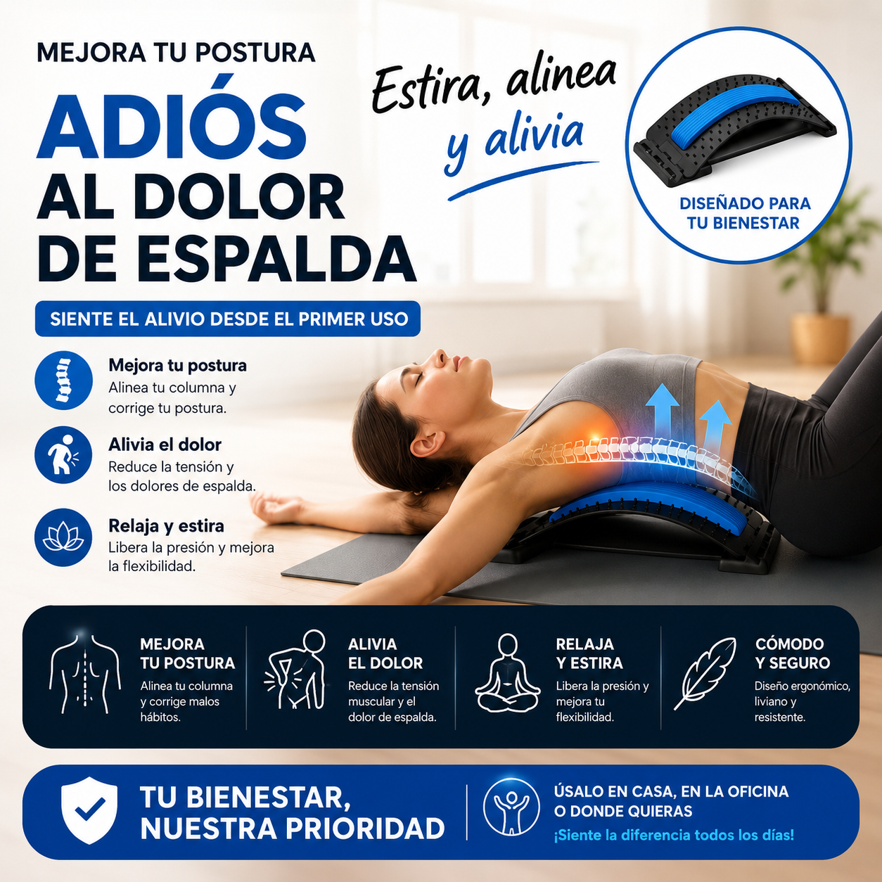 ESTIRADOR LUMBAR SPINALPRO