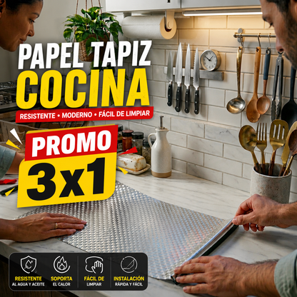 PAPEL TAPIZ COCINA 3X1