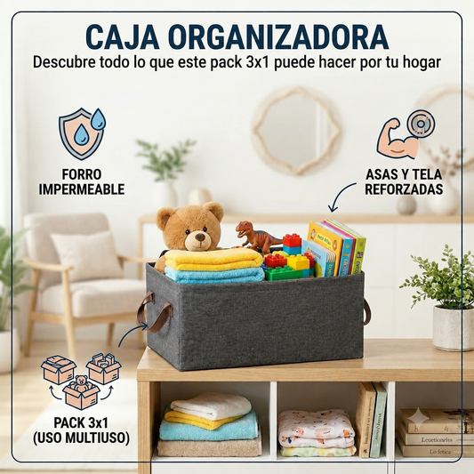 CAJA ORGANIZADORA 3x1