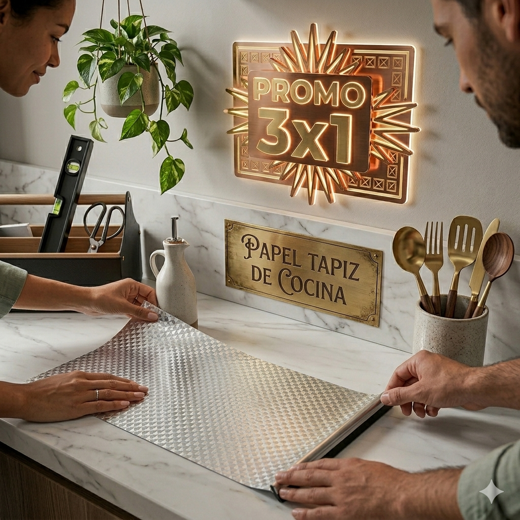 PAPEL TAPIZ COCINA 3X1