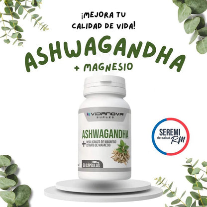 ASHWAGANDHA + MAGNESIO
